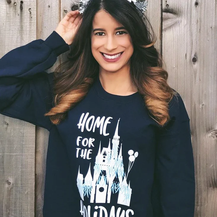 Home for The Holidays Walt Disney World Christmas Sweatshirt