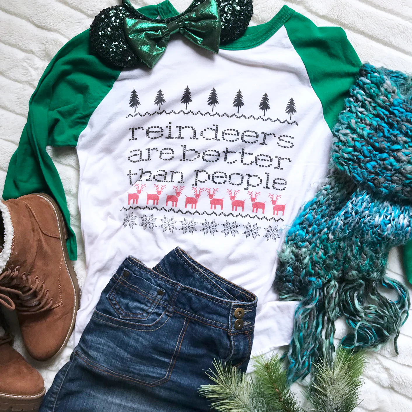 Disney Frozen Sven Raglan Shirt Disney Christmas Shirt Frozen Christmas Reindeer Are Better Than People Raglan Shirt