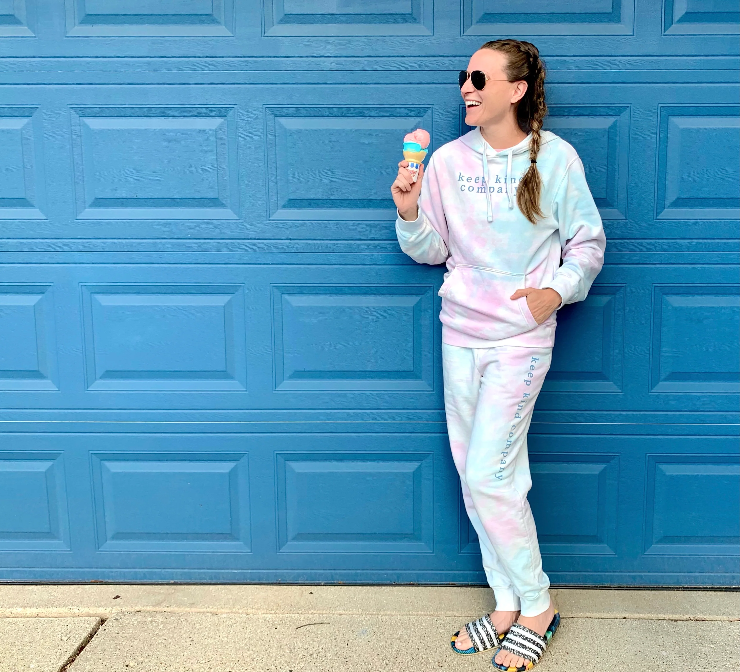 KEEP KIND COMPANY TIE DYE ADULT JOGGERS