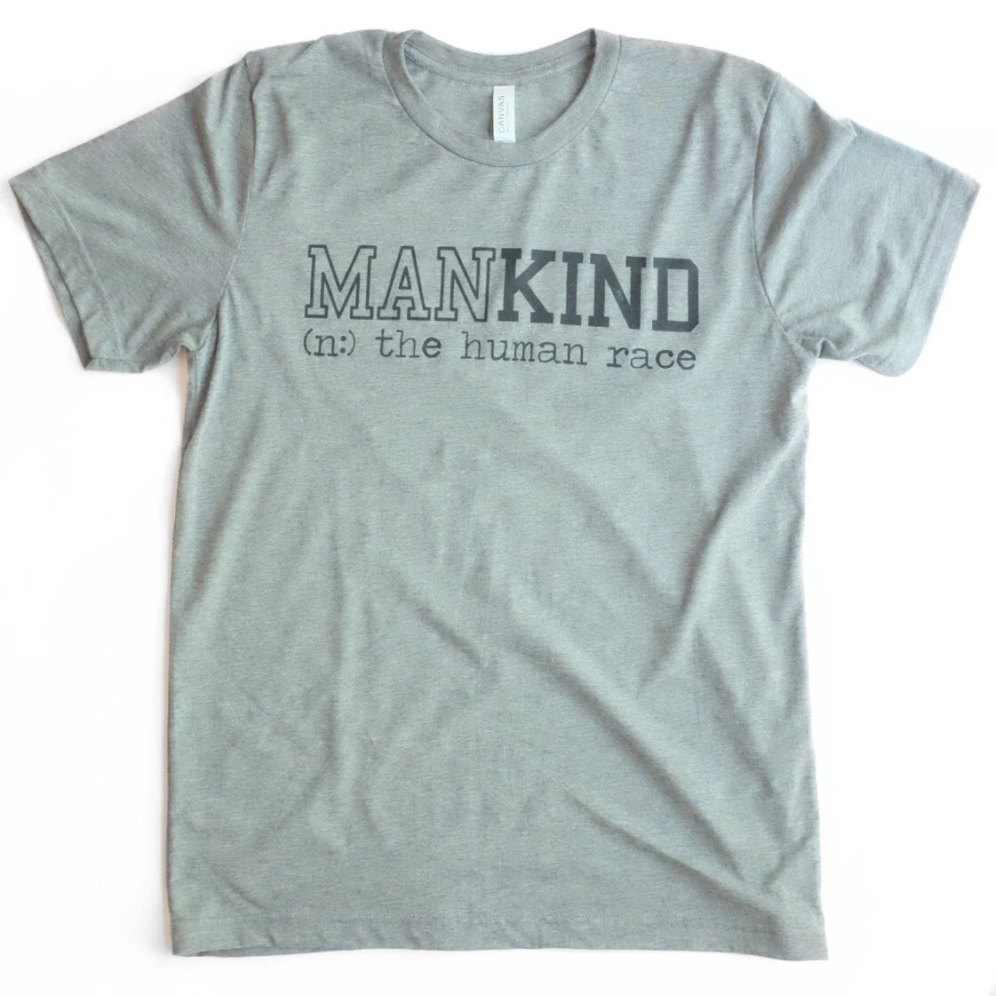 MANKIND (N:) THE HUMAN RACE ADULT T-SHIRT