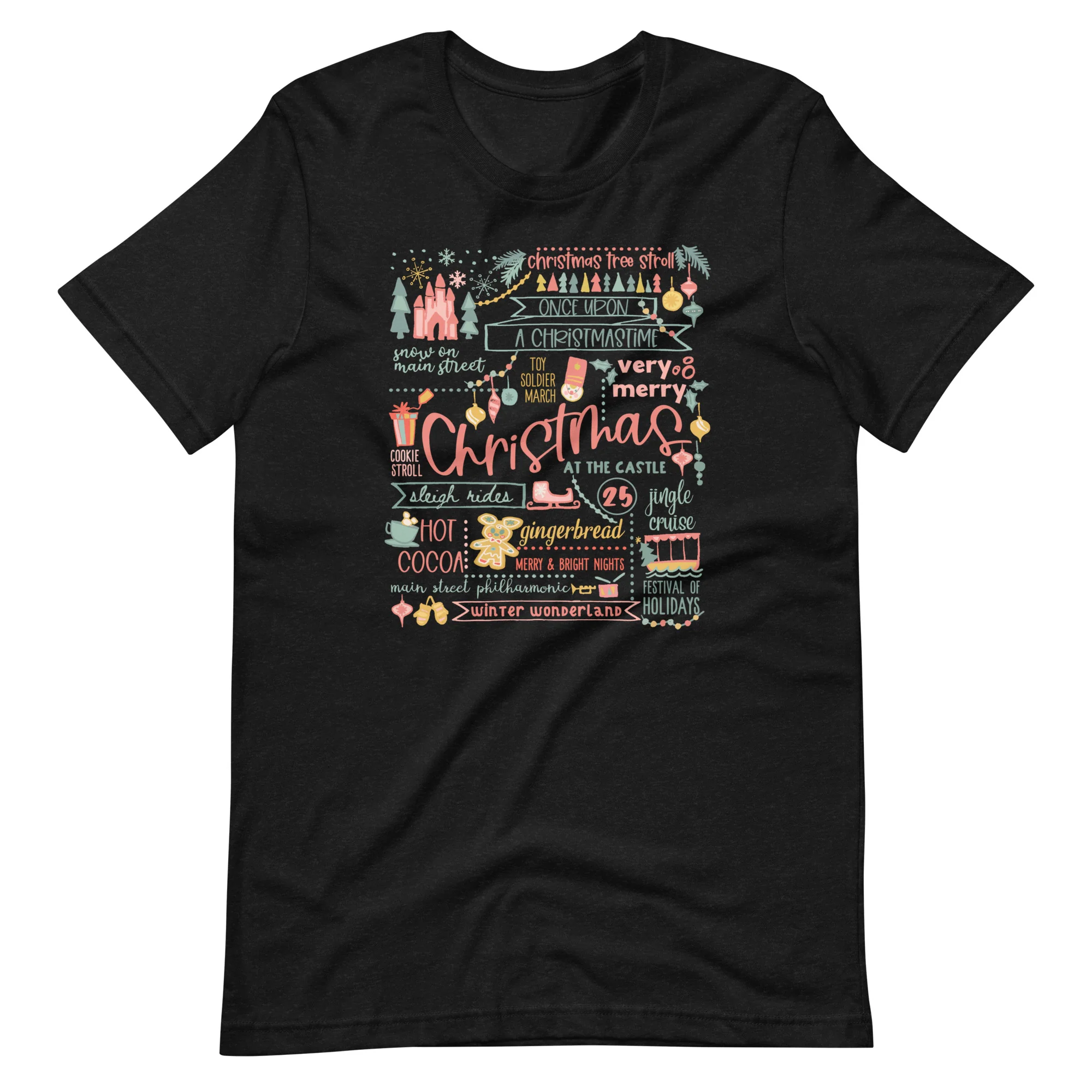 Disney Christmas List T-shirt Disney Shirt Disney at Christmas T-Shirt