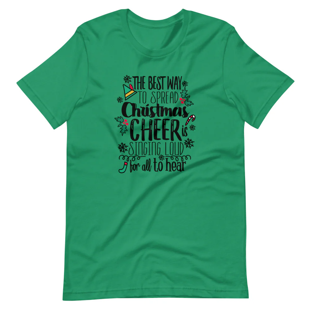 Elf Christmas T-shirt Buddy the Elf Christmas Shirt for Him Unisex T-Shirt