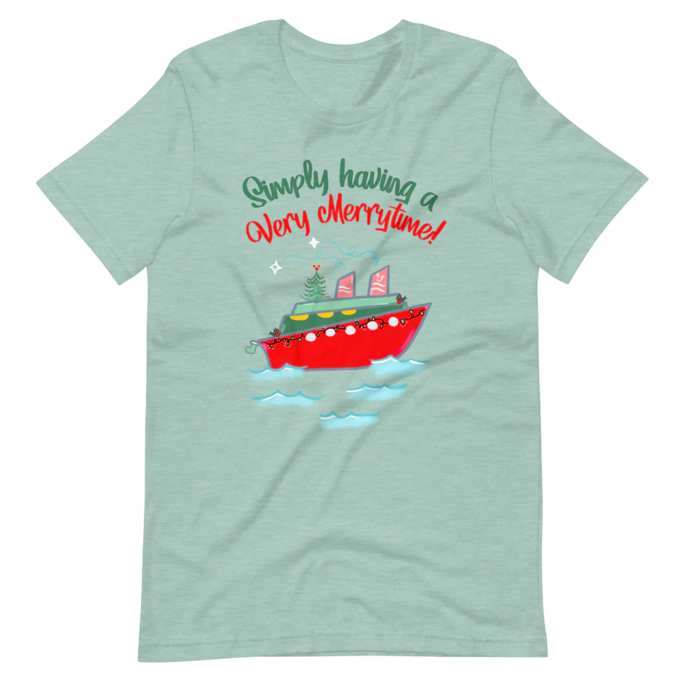 Very Merrytime T-Shirt Disney Cruise DCL Disney Christmas  Cruise Unisex T-Shirt