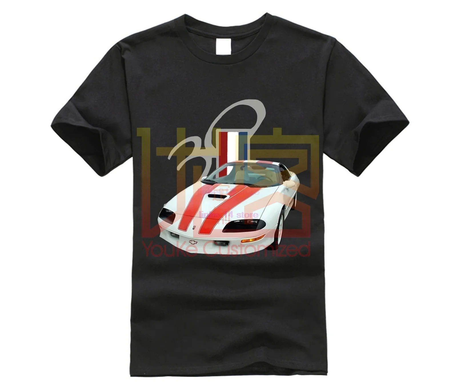 1997 30th Anniversary Chevy Camaro t-shirt  Cotton Round Neck t-shirt Youth Trend men's short-sleeved t-shirt