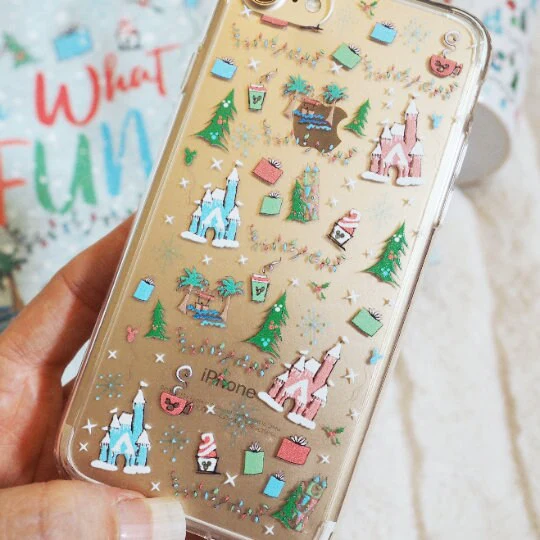Disney Christmas iPhone Oh What Fun at Disney for the Holidays Disney iPhone Case