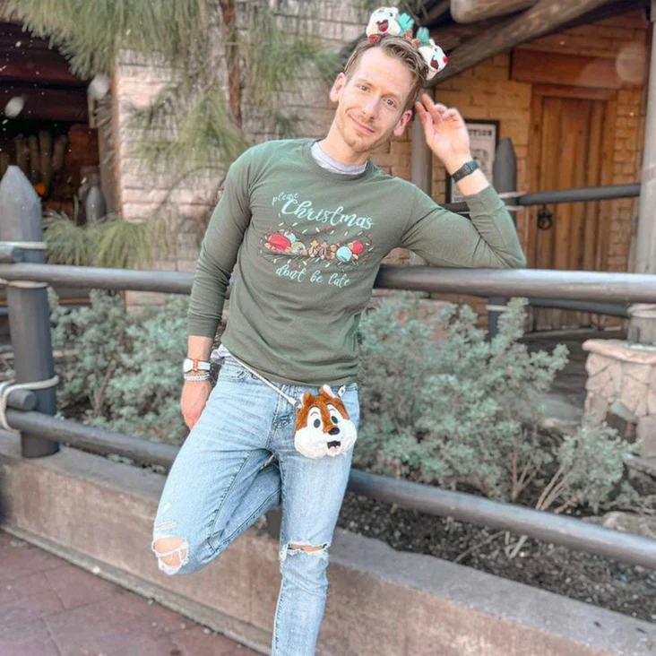 Chip and Dale Christmas Long Sleeve Shirt Please Christmas Don't Be Late Chipmunk Song Long Sleeve Shirt