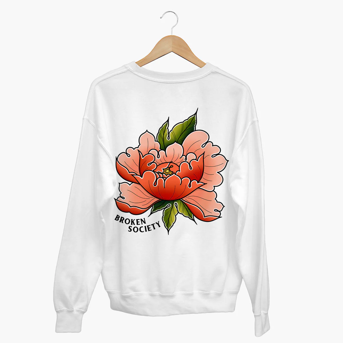 Pfingstrose In Bloom II Sweatshirt (Unisex)