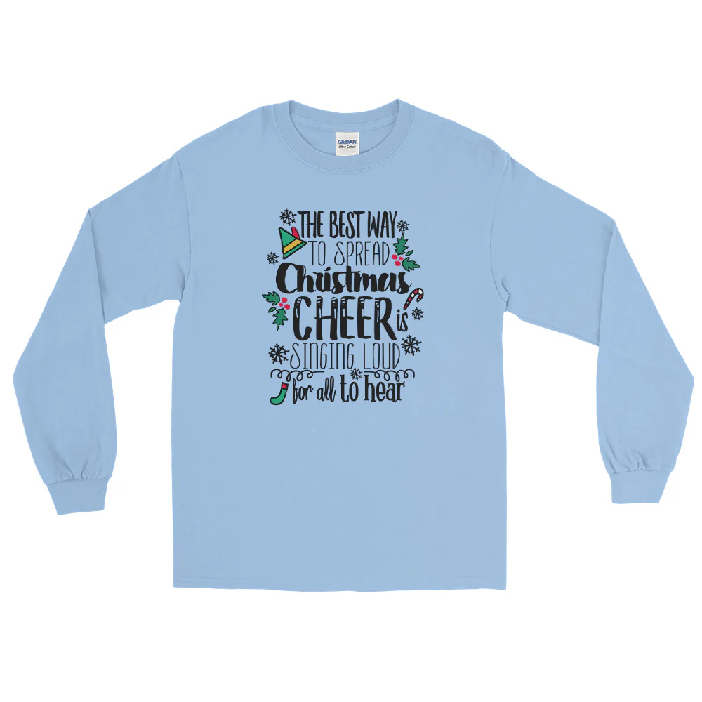 Elf Christmas Long Sleeve Shirt Buddy the Elf Christmas Shirt for Him Elf Movie Long Sleeve Shirt