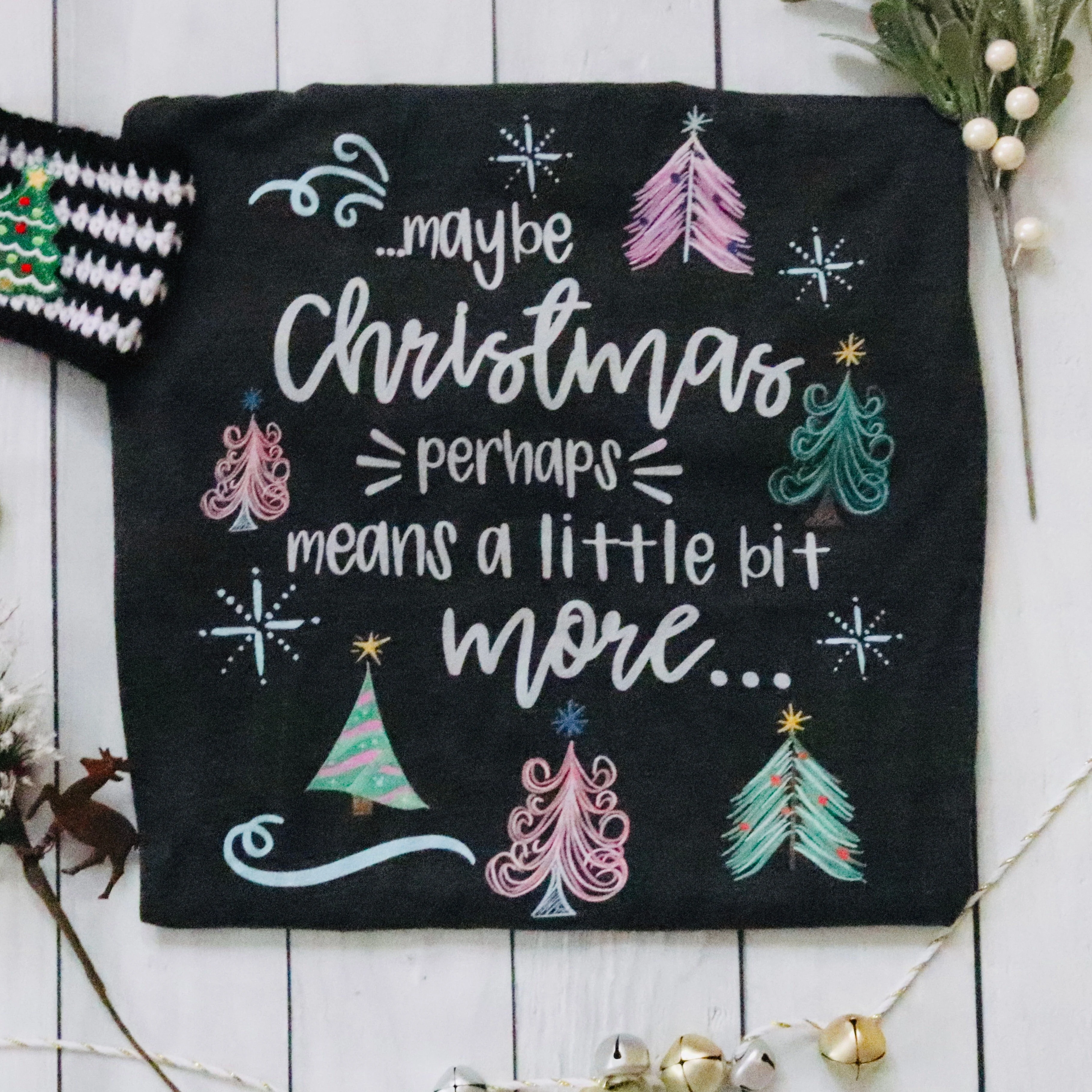 Grinch Christmas T-Shirt Grinchmas Holiday Trees Short-Sleeve Unisex T-Shirt