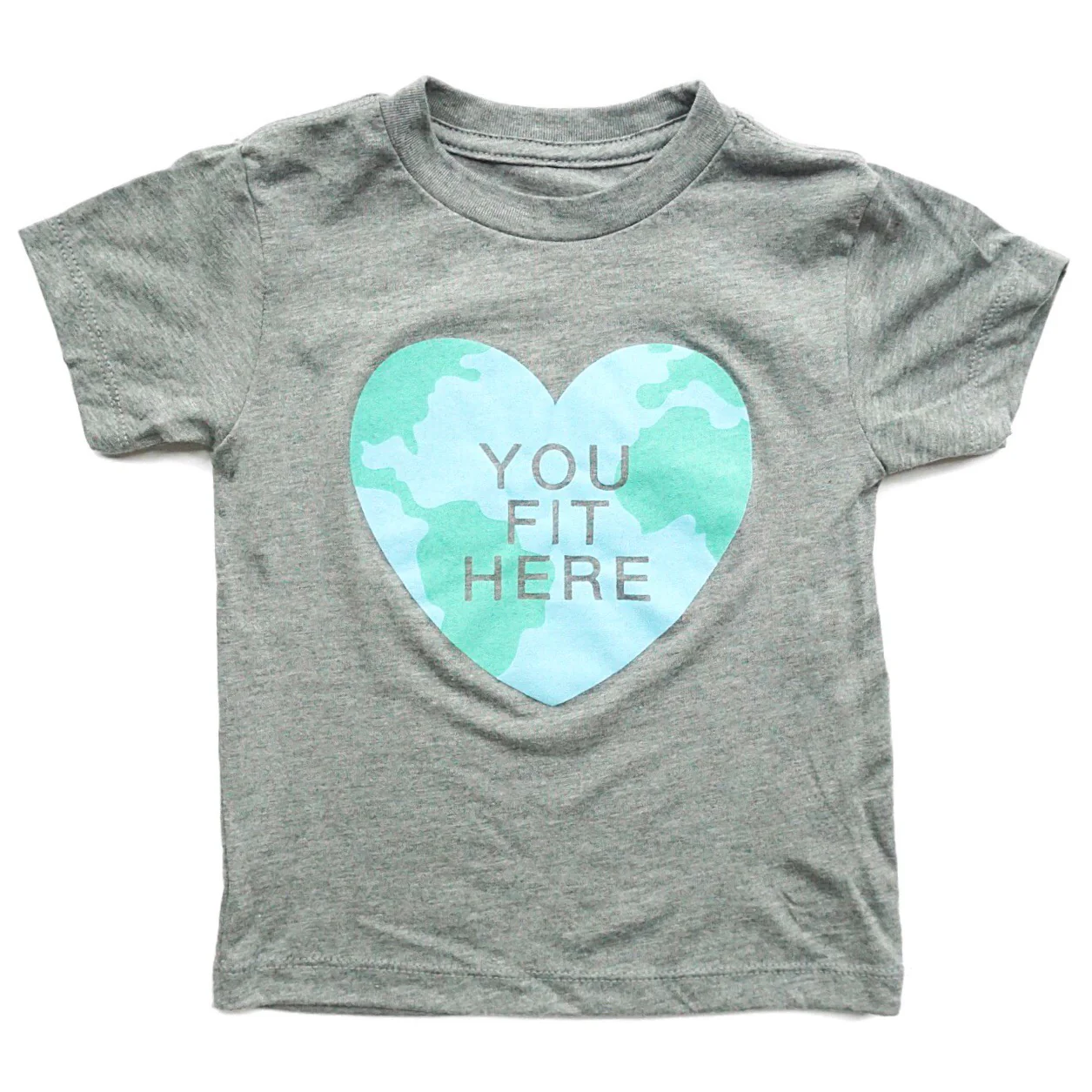 YOU FIT HERE KIDS T-SHIRT