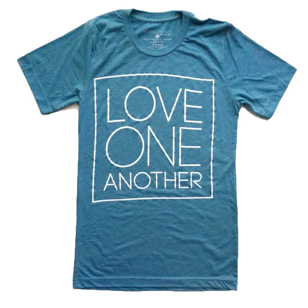 LOVE ONE ANOTHER ADULT T-SHIRT