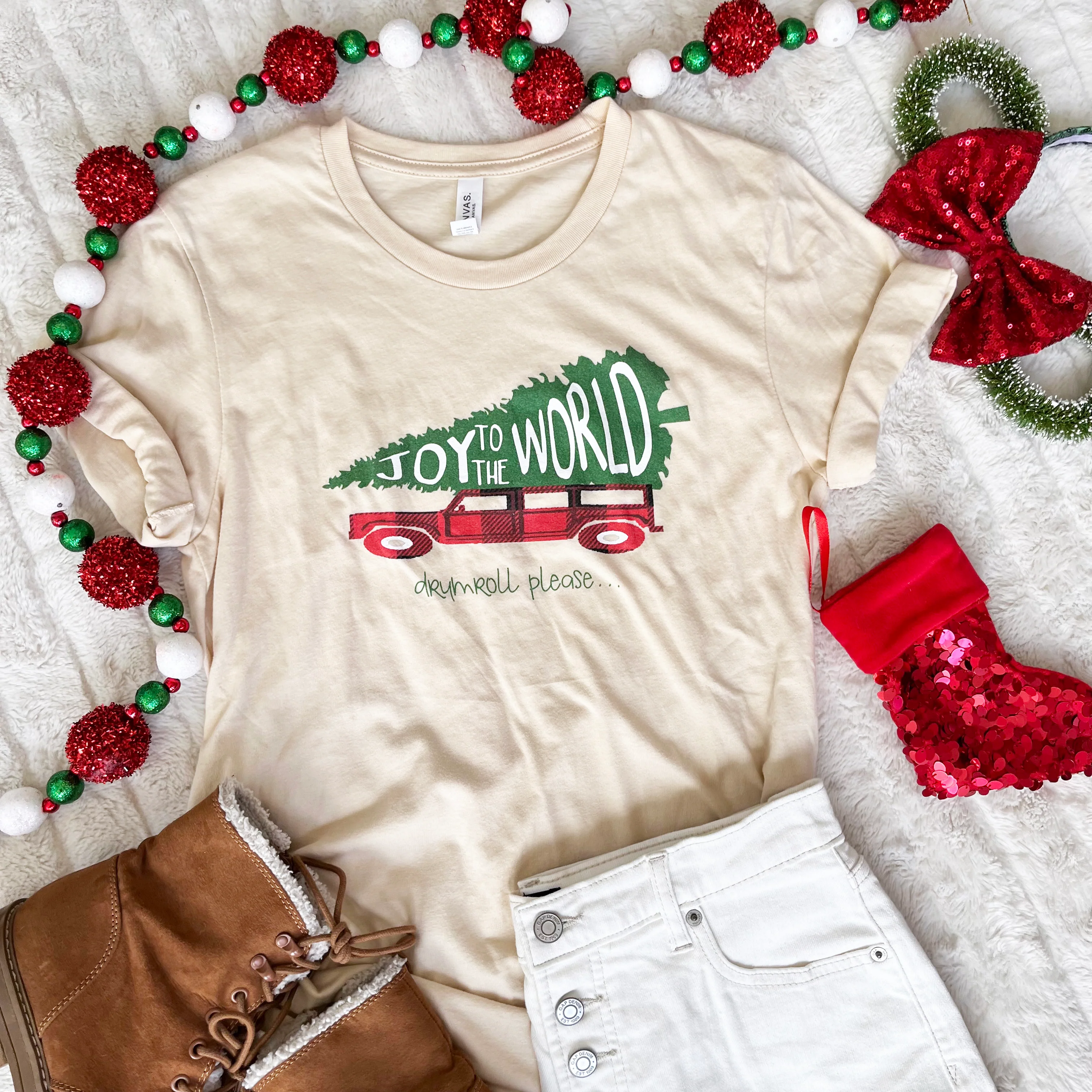 Joy to the World T-Shirt Griswold Family Christmas Inspired Christmas Shirt