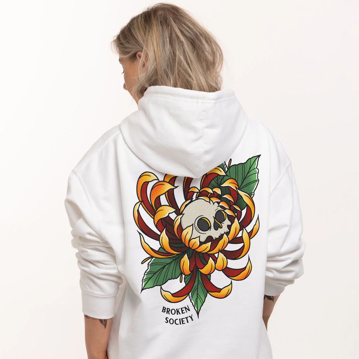 Skull Flower Hoodie (Unisex)