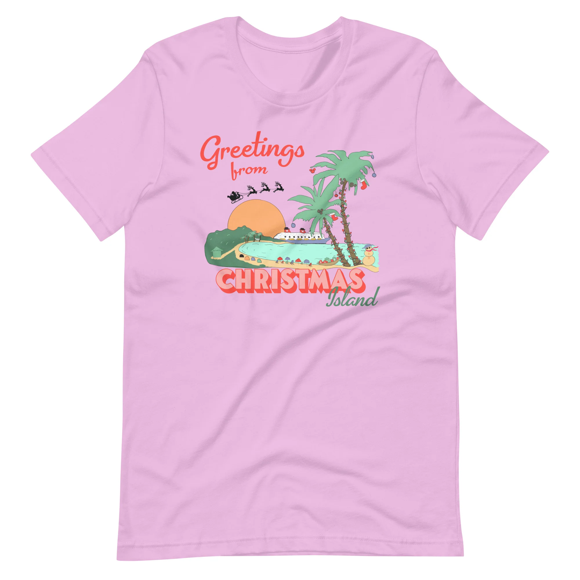 Castaway Cay Christmas Island Disney Cruise Line Very Merrytime Unisex t-shirt