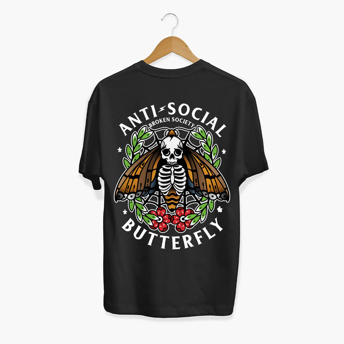 Anti-Social Butterfly T-shirt (Unisex)
