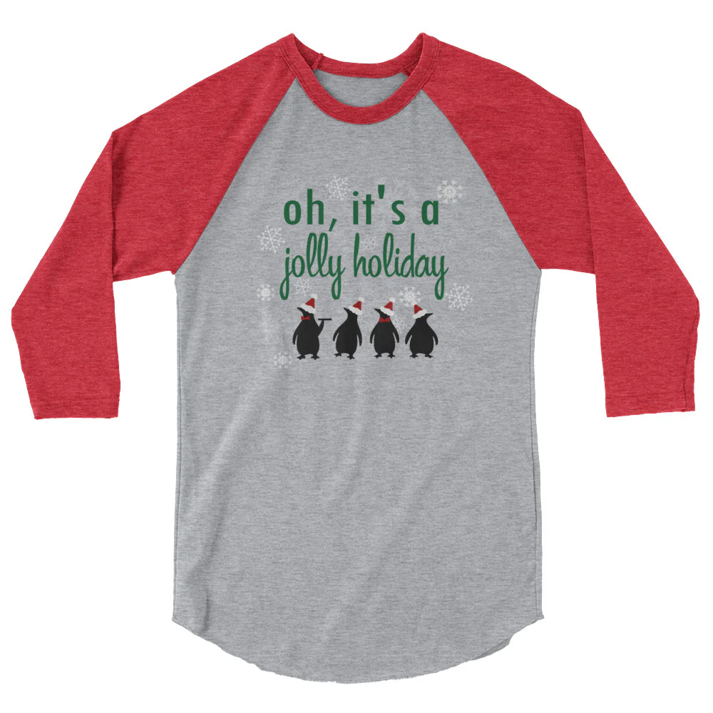 Jolly Holiday Disney Christmas Raglan