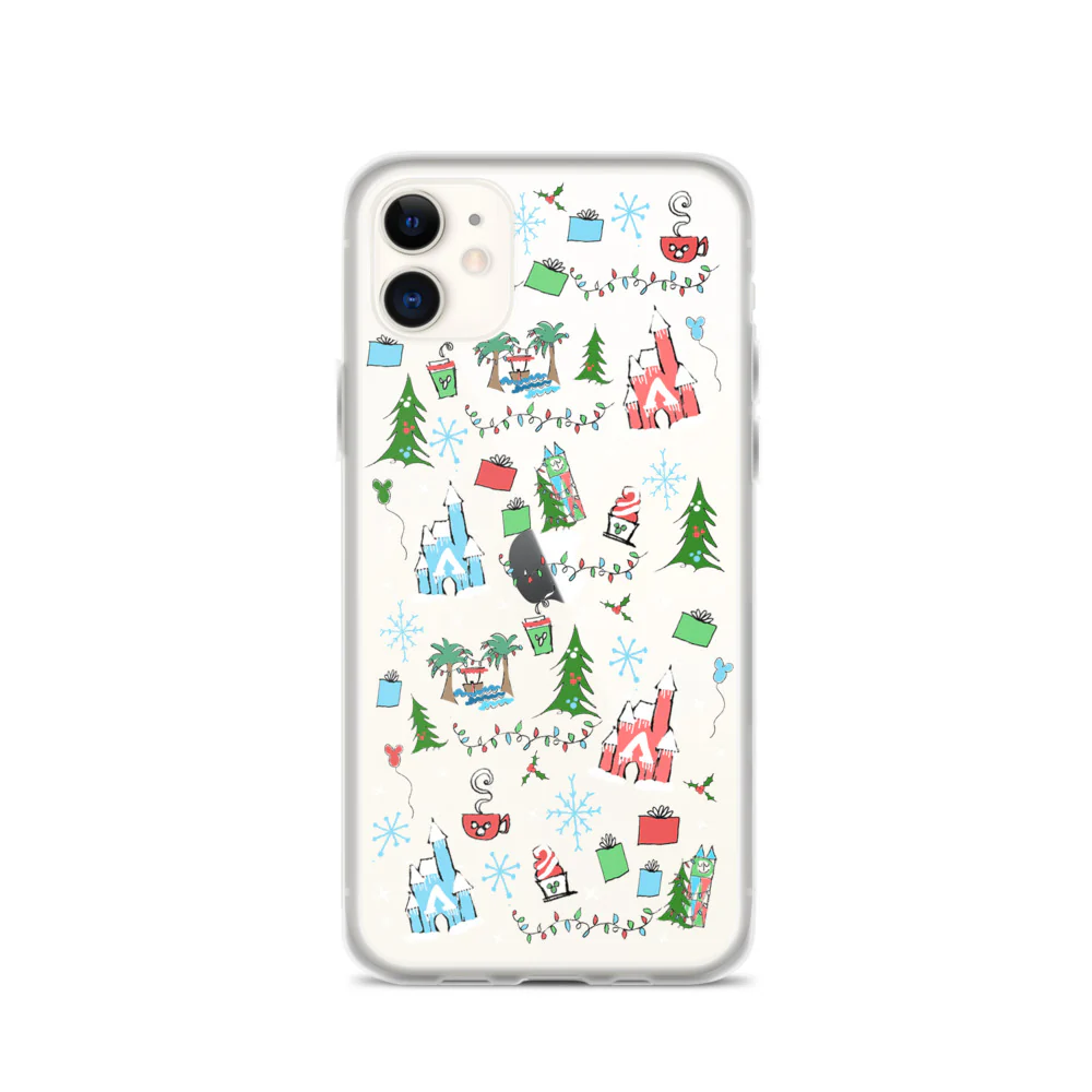 Disney Christmas iPhone Oh What Fun at Disney for the Holidays Disney iPhone Case