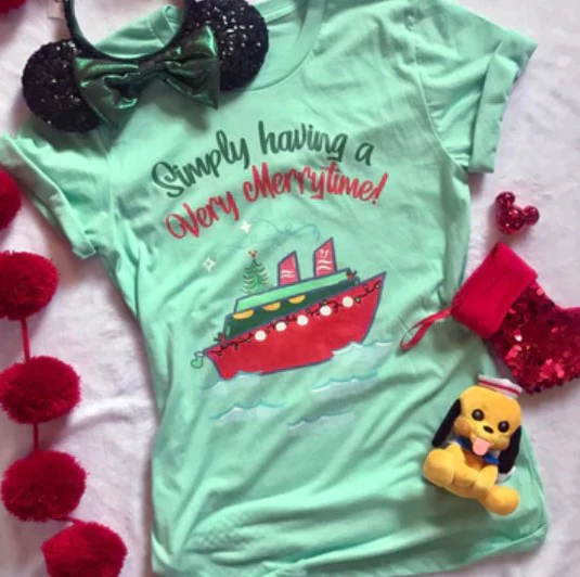 Very Merrytime T-Shirt Disney Cruise DCL Disney Christmas  Cruise Unisex T-Shirt