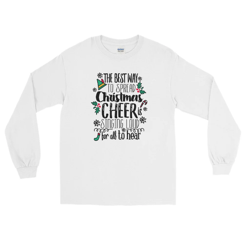 Elf Christmas Long Sleeve Shirt Buddy the Elf Christmas Shirt for Him Elf Movie Long Sleeve Shirt