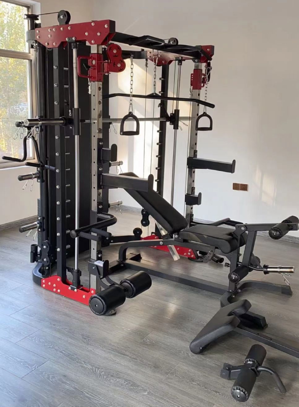 Unisex Professional Multi-Functional Steel Machine and Rack for Gym Workouts