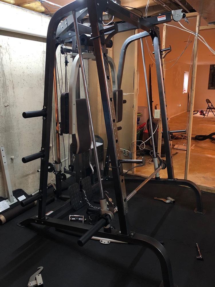 Fit Bench Fitness Equipment with 2 Side Stations for Body Building Workouts