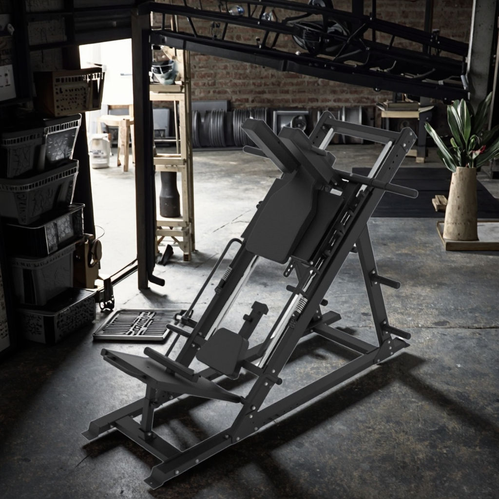 Manufacturer-Supplied Home Gym Leg Strength Trainer 45-Degree Squat Machine Pedal Leg Training Fitness Equipment Benches Racks