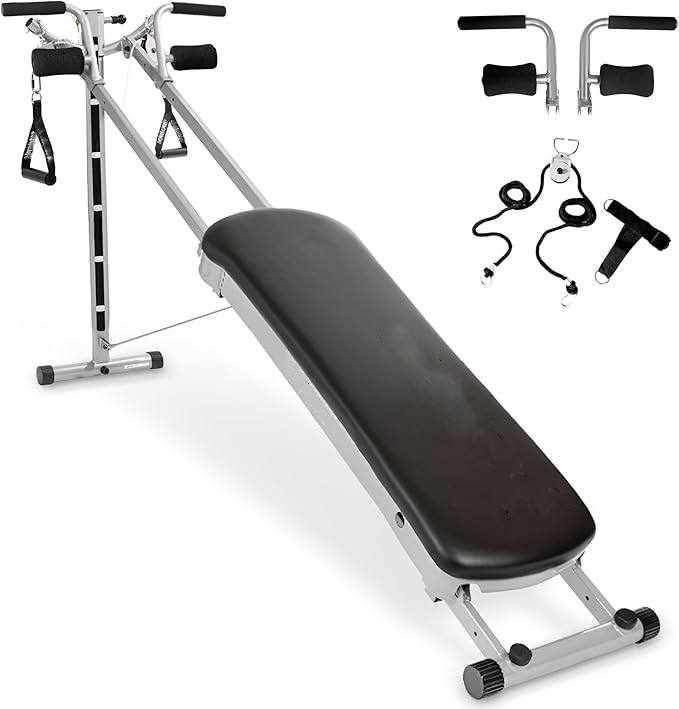Wellshow Total Gym Versatile Indoor Home Gym Workout Total Body Strength Training Fitness Equipment