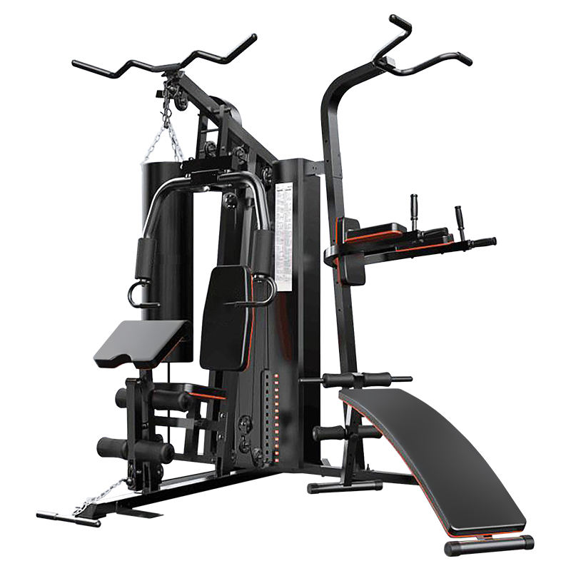 Large-Scale Multi-Strength Fitness Equipment Three-Person Training Machine