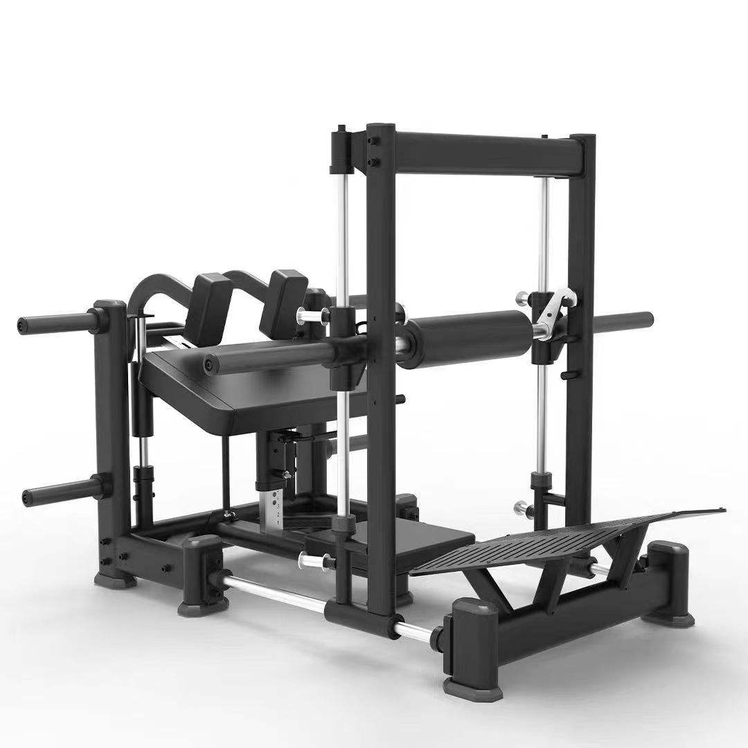 Dezhou Professional Plate Loaded Hip Thrust Machine for Glutes Commercial Gym Strength Equipment Hip Bridge Machine Glue Machine