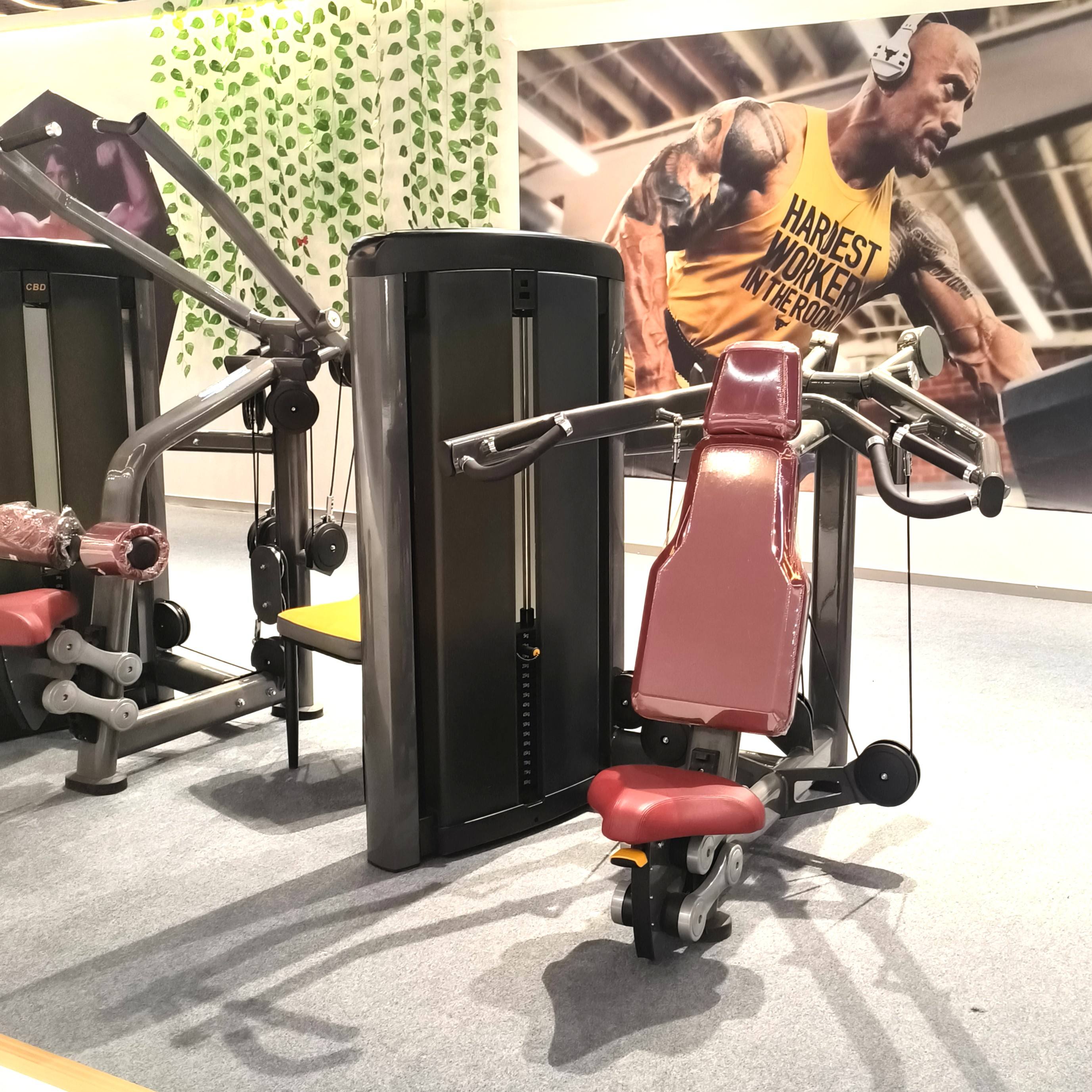 Gym Equipment Body Building Wholesale Fitness Strength Training Pin Loaded Lateral Raise Chest Seated Shoulder Press Machine