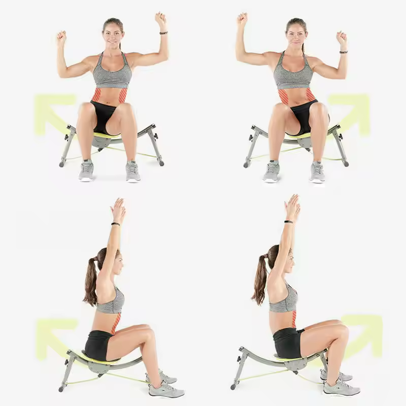 Home Fitness Equipment Waist-Twisting Machine, Foldable Weight Loss Slimming Mute Device