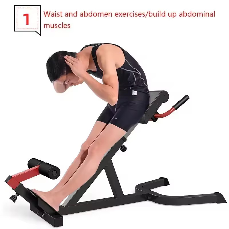 Upgrade Multifunctional Roman Stool Roman Chair Waist And Abdomen Training Equipment Home Twisting And Abdomen Muscle Fitness E