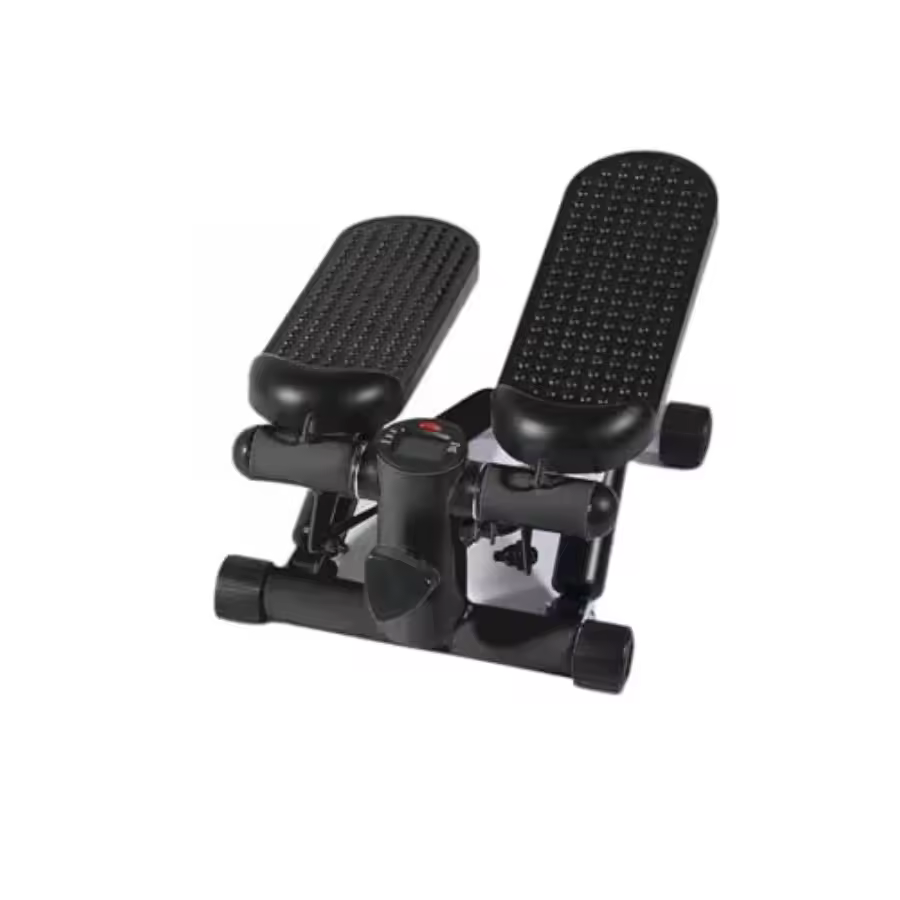 Mini Stepper Exercise Machine with Resistance Bands Compact Home Fitness Equipment