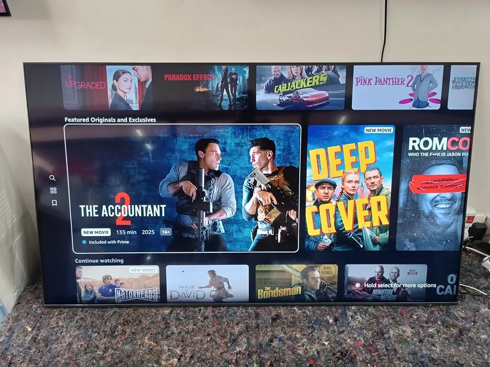 Samsung 85-Inch Class Crystal UHD U8000F 4K Smart TV (2025 Model) Endless Free Content, Crystal Processor 4K, MetalStream Design, Knox Security, Alexa Built-in