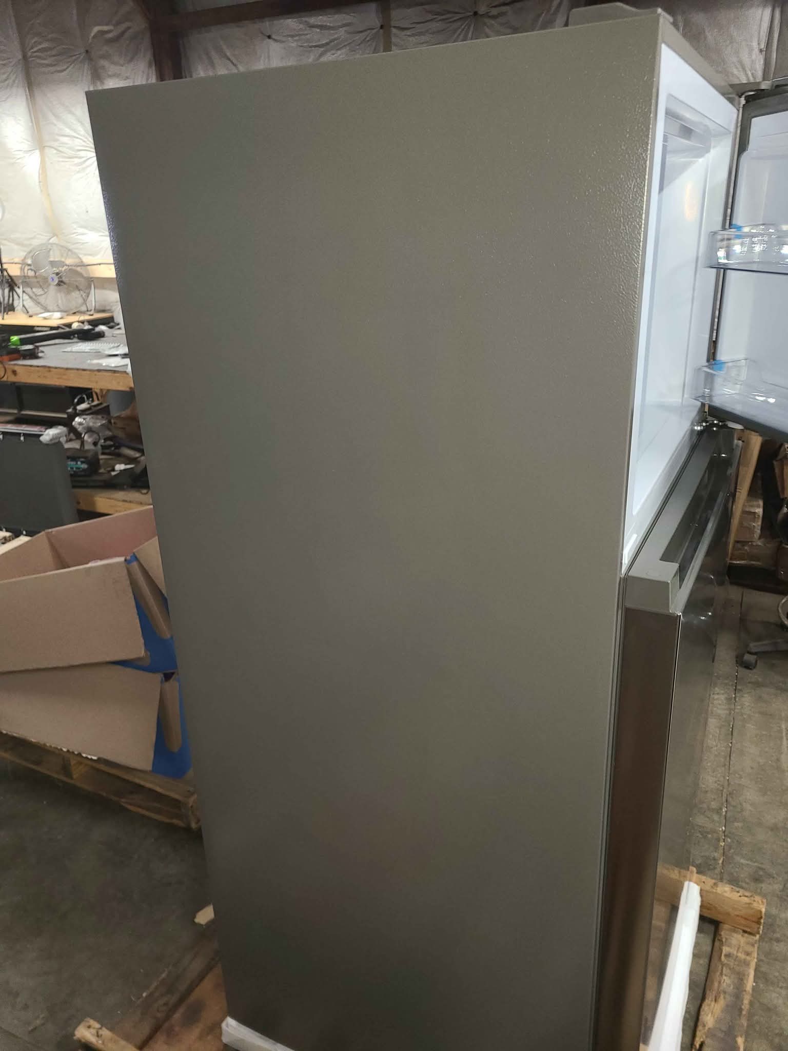 Kenmore 30 in. 18.1 cu. ft. Capacity Refrigerator/Freezer with Adjustable Glass Shelving, Humidity Control Crispers, Ice Maker, ENERGY STAR Certified, Fingerprint Resistant Stainless Steel