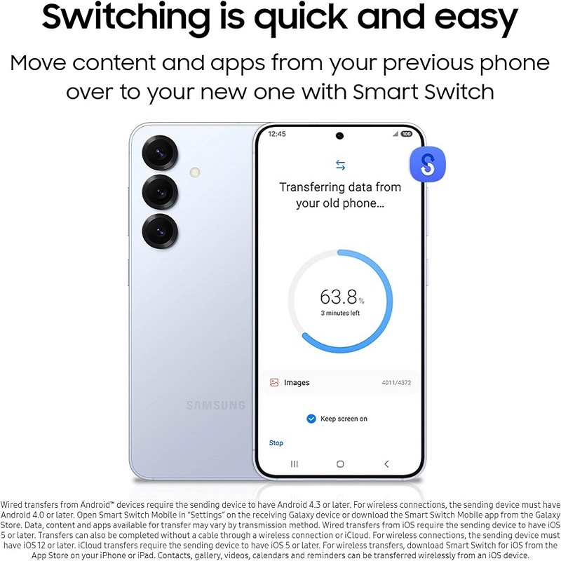 Samsung Galaxy S25 Cell Phone, 256GB Smartphone, Unlocked Android, AI Night Mode Camera, Snapdragon 8 Elite Fast Processor, ProScaler Display, 4000mAh Battery, 2025, US 1 Yr Warranty, Mint