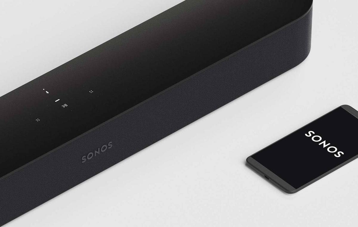 Sonos Beam - Smart TV Sound Bar with Amazon Alexa Built-in - Black