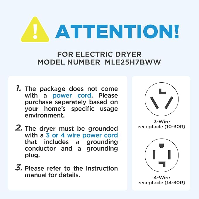 Midea MLE25H7BWW Heat Pump, Ventless Front Load Dryer Stackable Washing Machine, Energy Efficient and Space Saving, 4.4 Cu.ft, White