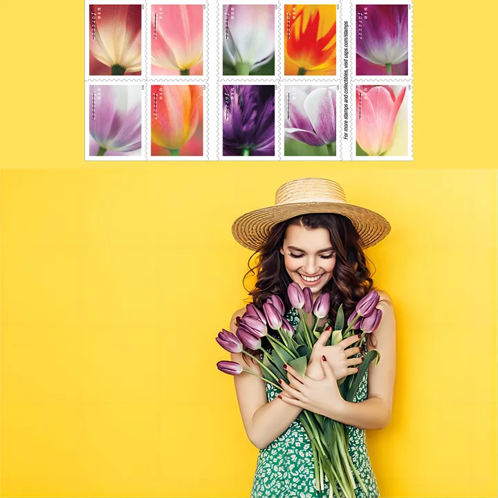 Tulip Blossoms Stamps 2023