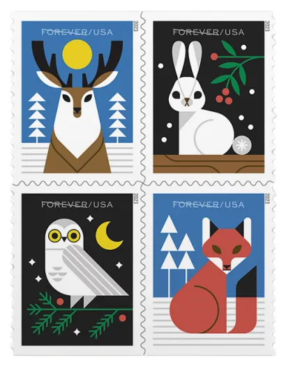 π₯( US FREE SHIPPING ) New Arrival - Winter Woodland Animals 2013 - 100 PCS