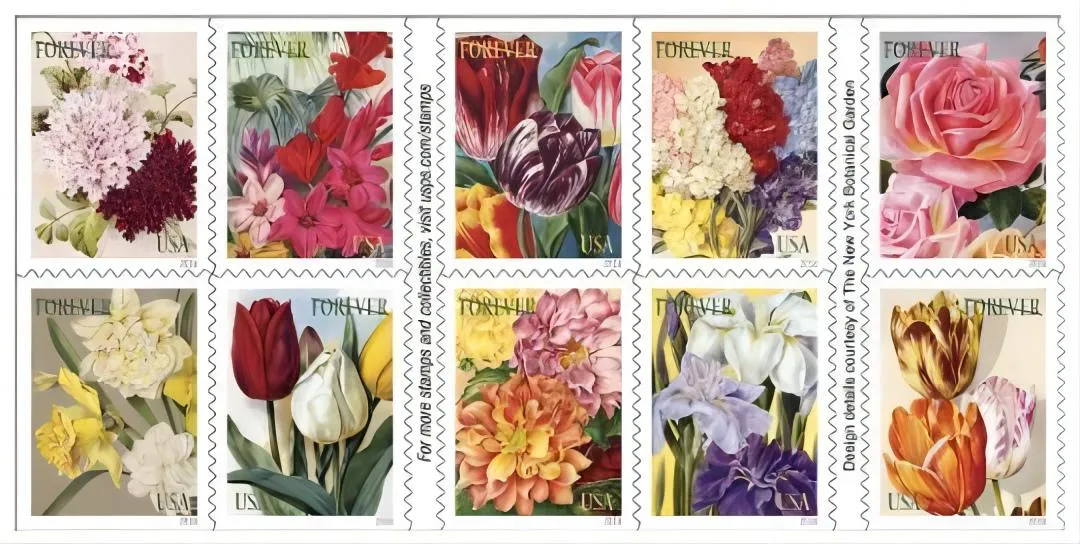 Botanical Art Stamps 2016