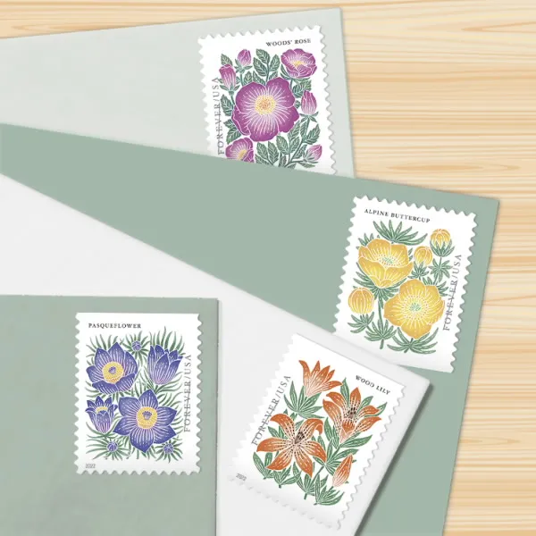 Mountain Flora Forever Stamps 2022