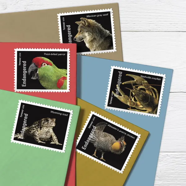 Endangered Species  Forever Stamps 2023