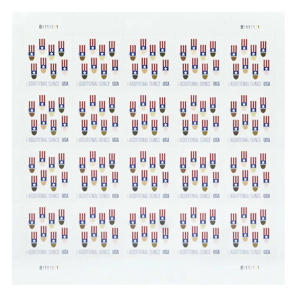 🎁[US Free Shipping]Uncle Sam's Hat 2017 - 5 Sheets / 100 Pcs