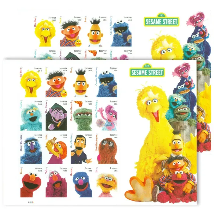 Sesame Street Forever Stamps 2019