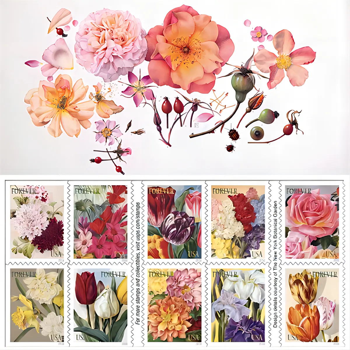 Botanical Art Stamps 2016