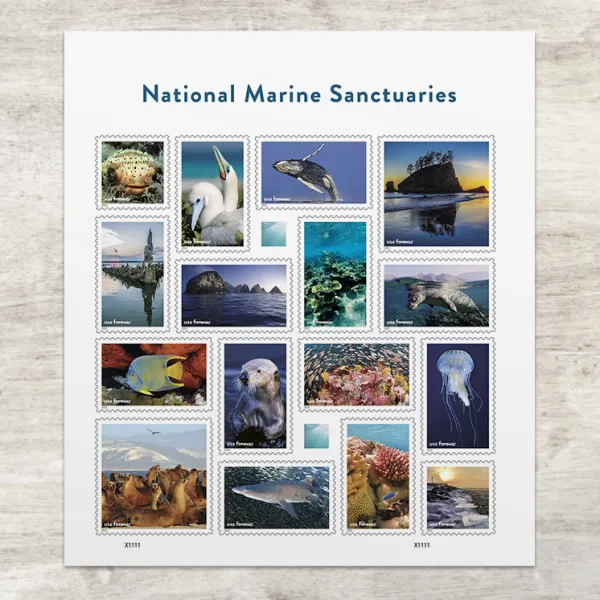 National Marine Sanctuaries Stamps 2022
