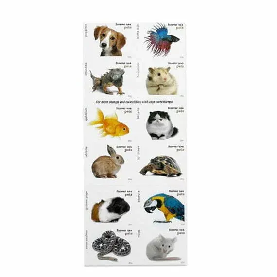Pets Forever Stamps 2016