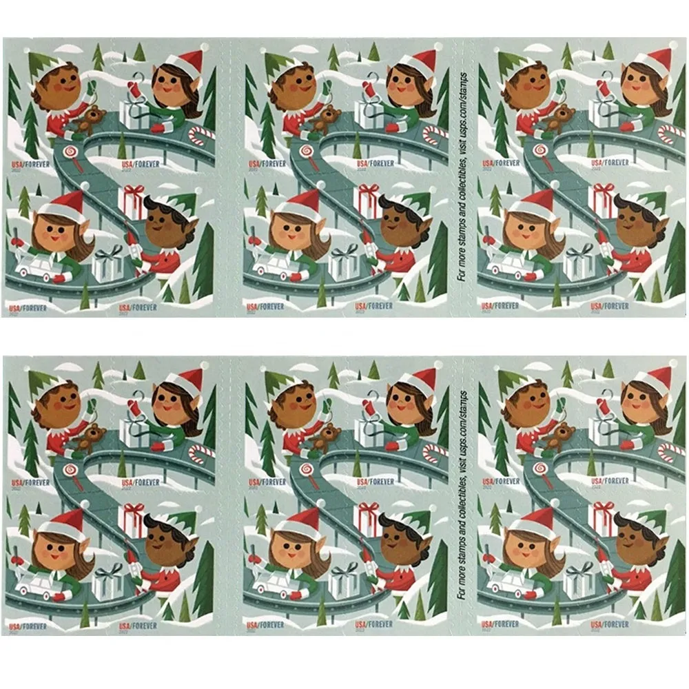 🎁[US Free Shipping]Holiday Elves 2022 - 5 Booklets / 100 Pcs