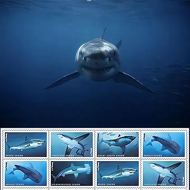 Sharks Forever Stamps 2017